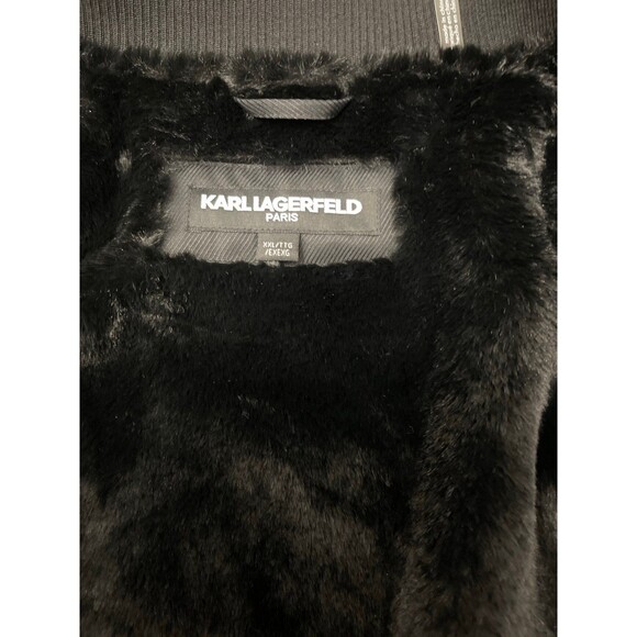 Karl Lagerfeld Paris Padded Field Liner Jacket Black Size XXL New With Tags - Picture 7 of 11